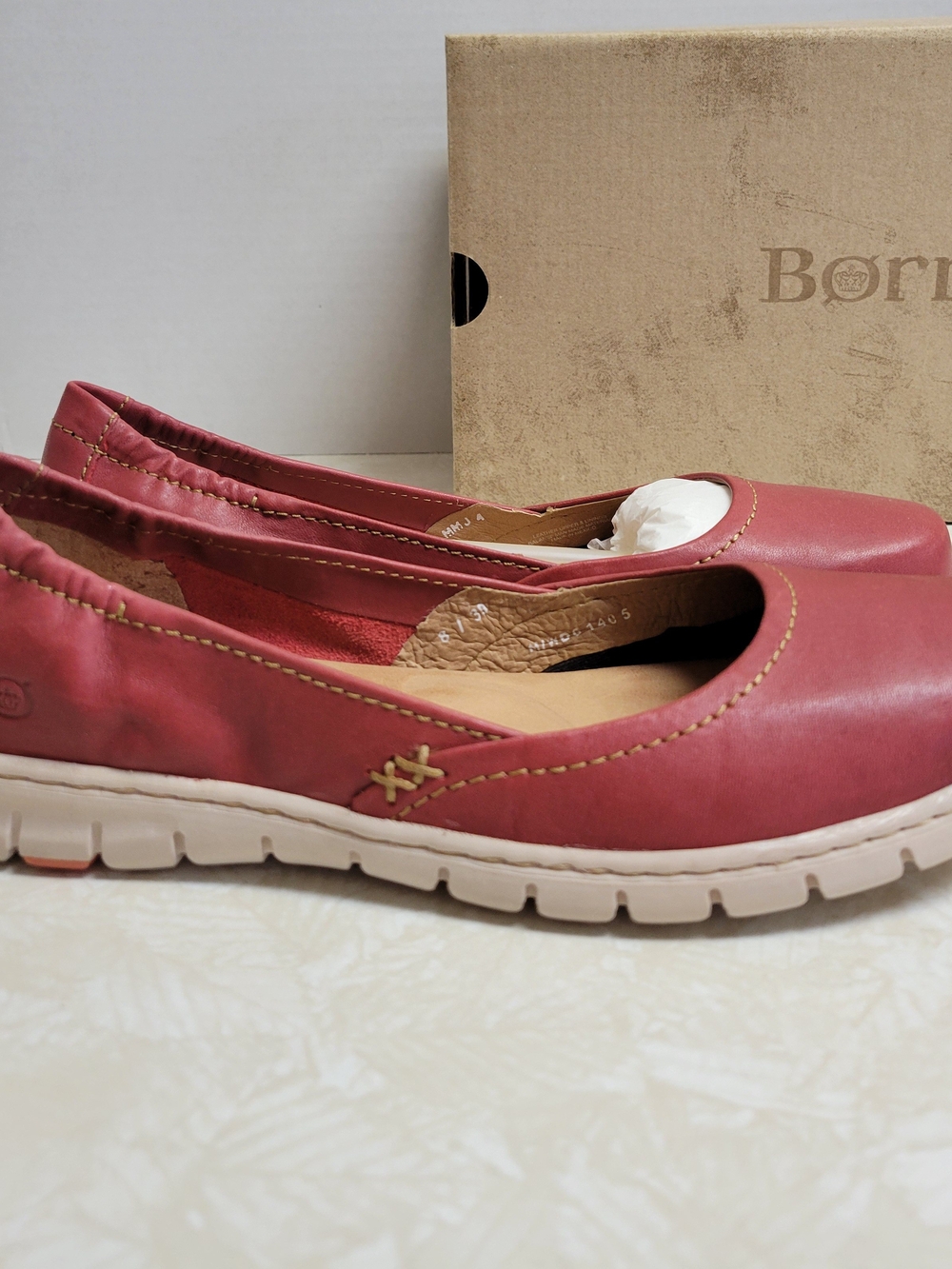 Born Slip-On Ballet Flats in Rose